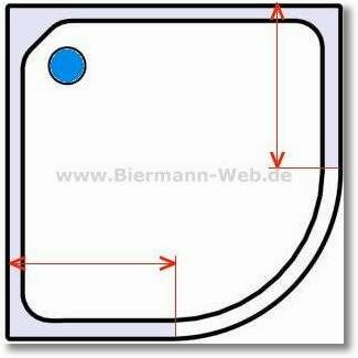 Rundduschwanne Radius Ermitteln